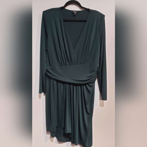 Hunter green Shouler Padded Express dress size XL - Picture 4 of 8